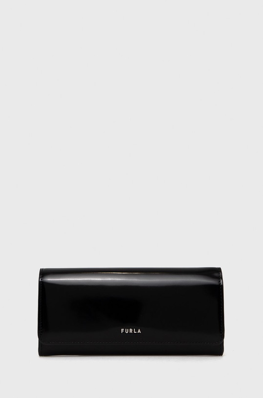 Furla Portfel skórzany skóra licowa czarny WP00153.T20000.O6000