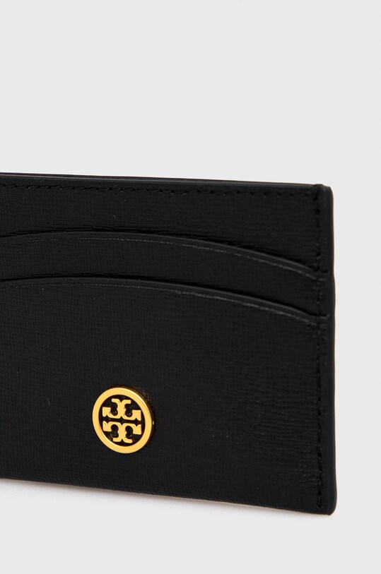 Шкіряний гаманець Tory Burch 84070.001 чорний AW21