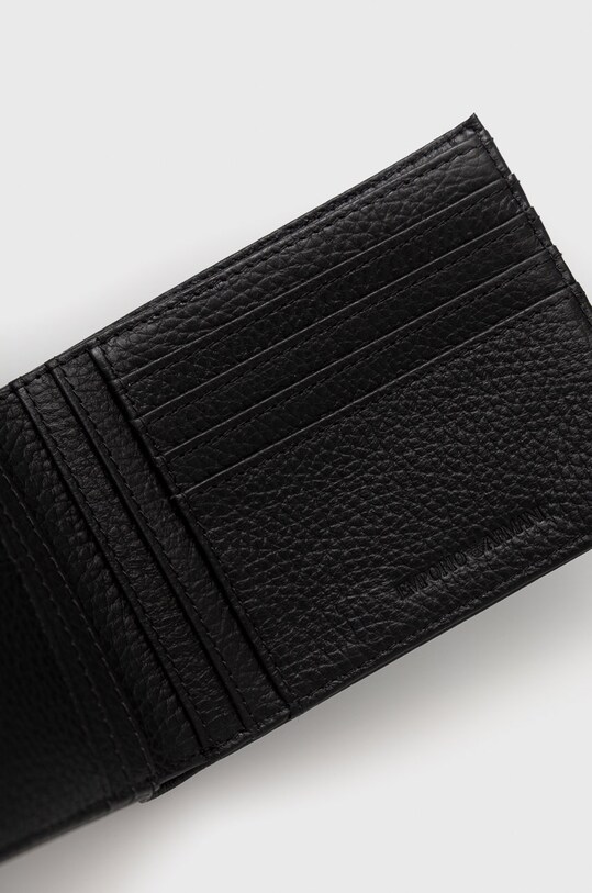 Doplňky Kožená peněženka + klíčenka Emporio Armani Y4R222.Y068E černá