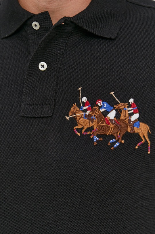 Polo majica Polo Ralph Lauren 710814437001 crna