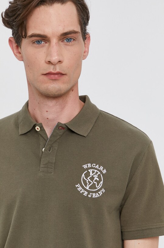 Pepe Jeans Tricou Polo PM541763.736 verde
