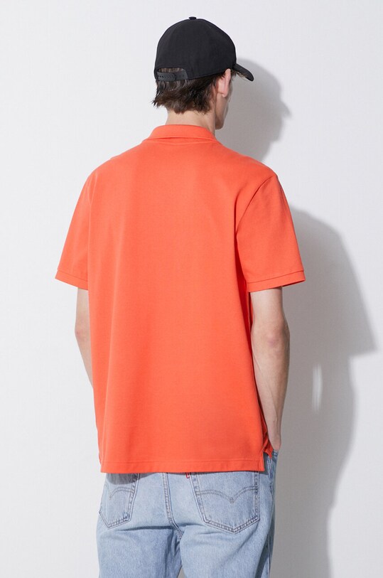 Odzież Lacoste polo bawełniane PH4012. pomarańczowy