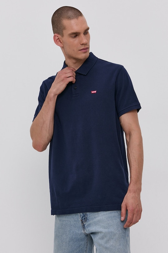 Levi's tricou polo regular bleumarin 35883.0005