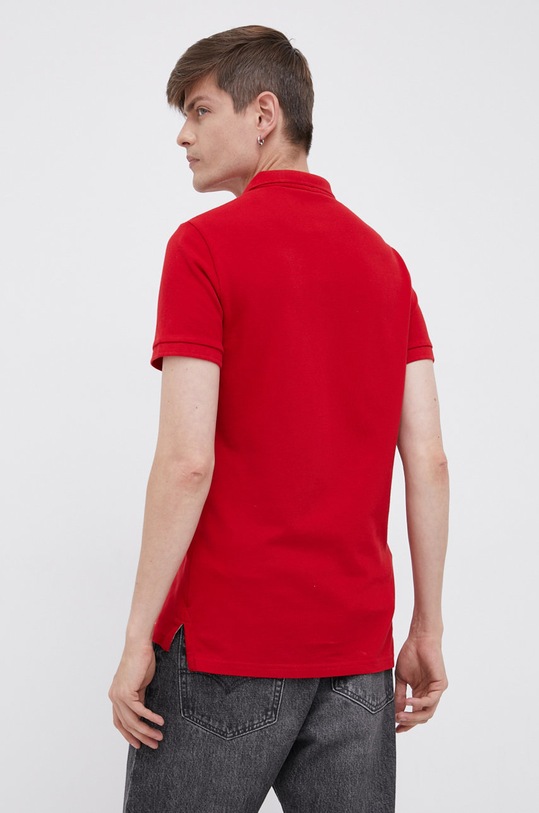 Îmbrăcăminte Superdry Polo de bumbac M1110257A.WA7 rosu