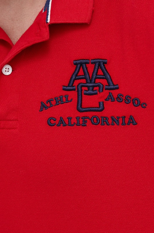 Superdry Polo bawełniane M1110257A.WA7 czerwony