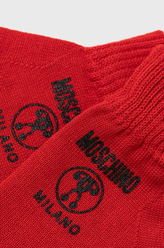 Moschino rękawiczki wełniane M2410.65252 czerwony AW23