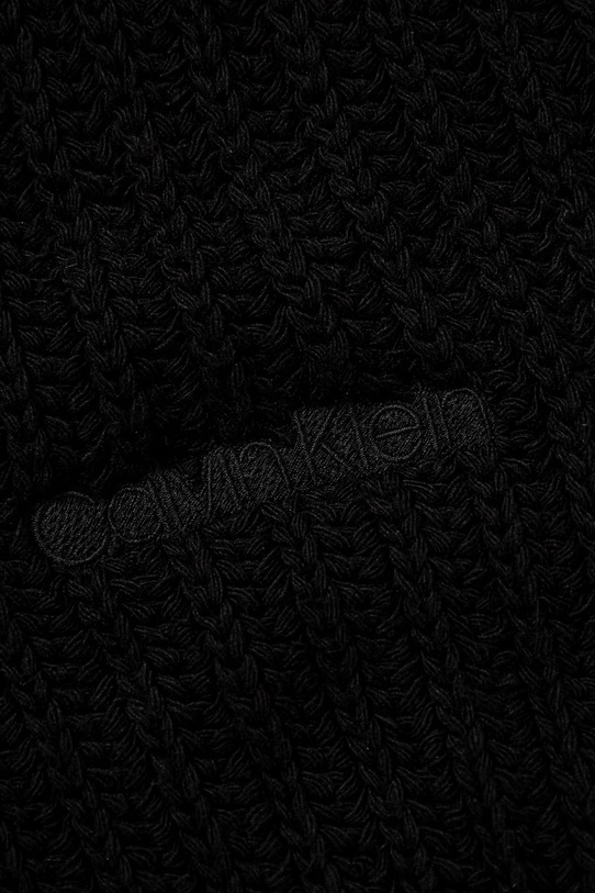 Akcesoria Calvin Klein Szalik z domieszką wełny K60K608496.4890 czarny