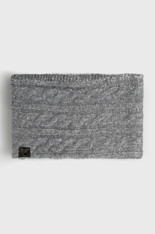 Superdry Komin z domieszką wełny melanż szary W9310047A.UP8