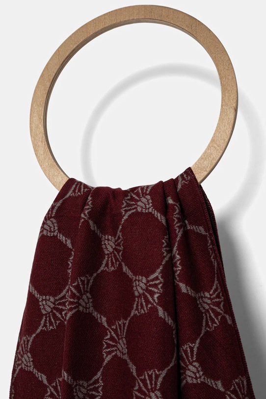 Joop! szalik 30022563 bordowy AW25