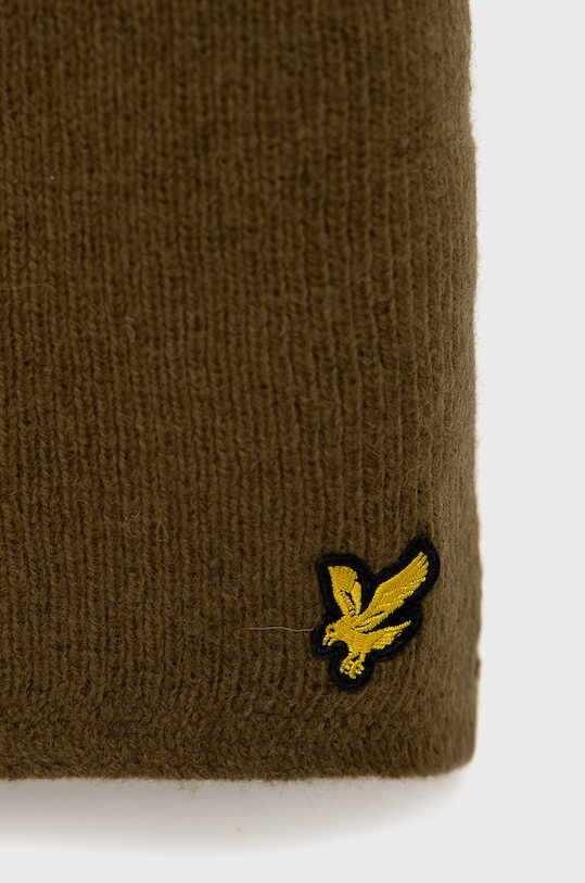 Lyle & Scott Szalik wełniany SV305CL.W485 zielony AW21