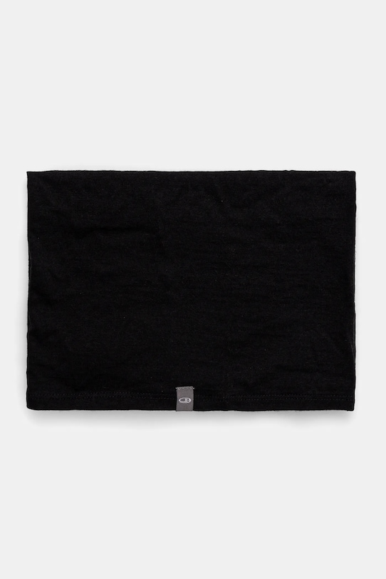 Μάλλινο κασκόλ-λαιμός Icebreaker IB1009620011 μαύρο AW21