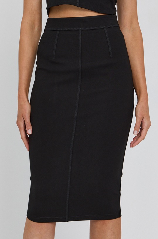 Guess Spódnica z elastanem czarny W1BD14.K8RN0