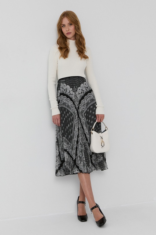 Red Valentino Fustă cu modele negru WR0RAH8065G