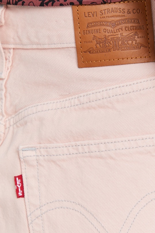 Rifľová sukňa Levi's 77882.0043 ružová
