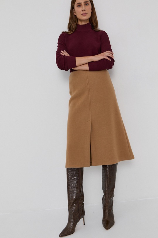 BOSS Spódnica 50461922 casual beżowy 50461922