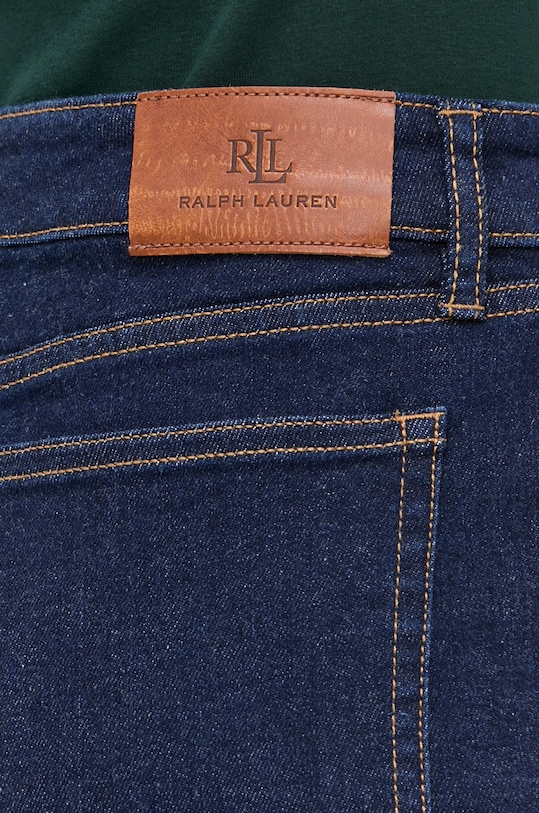 Τζιν φούστα Lauren Ralph Lauren σκούρο μπλε 200813134001