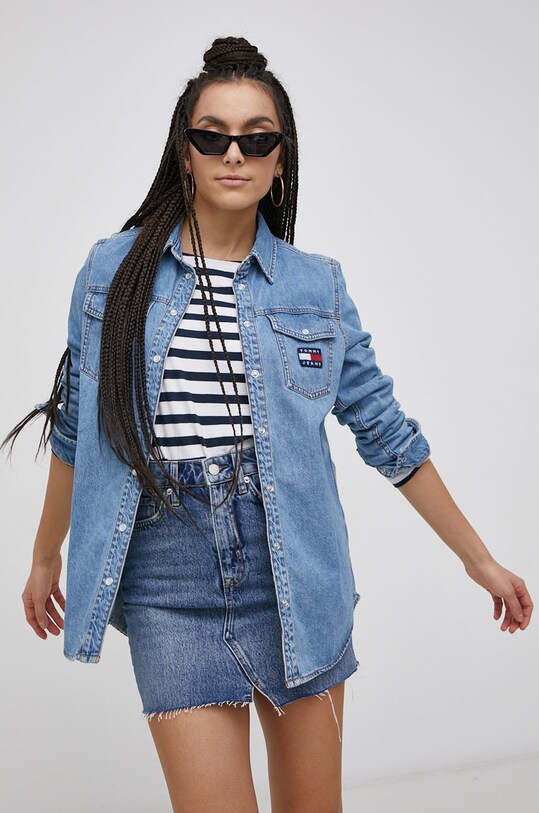Superdry Spódnica jeansowa W7210171A.5HL niebieski AW21