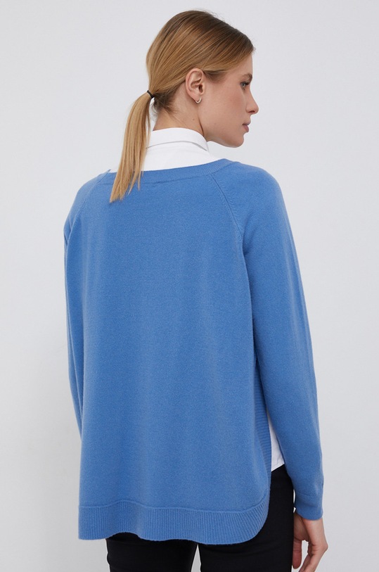 Odzież Sisley Sweter wełniany 1044M1C60.0G6 niebieski