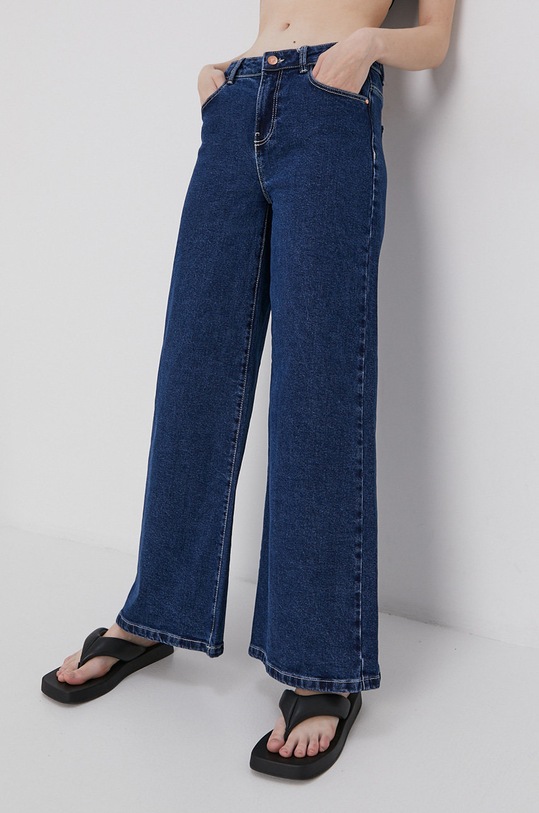 Džíny Noisy May Naomi 27017063 námořnická modř AW21