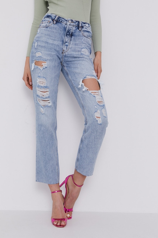 Guess Jeansy Planet friendly niebieski W1YA16.D3Y0M