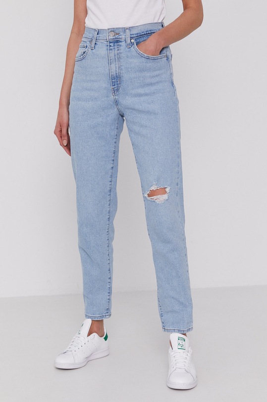 Levi's jeansy High Waisted Mom Jeans niebieski 26986.0007