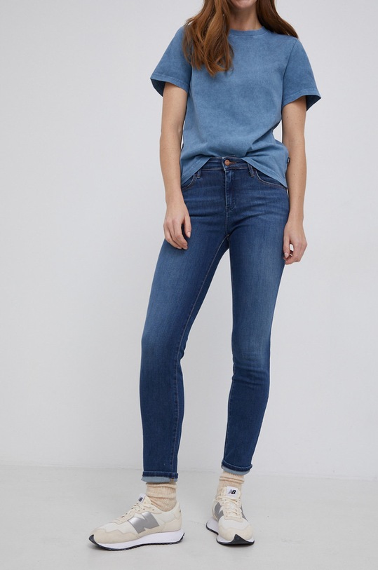 Džíny Wrangler Planet friendly modrá W28LZG29W