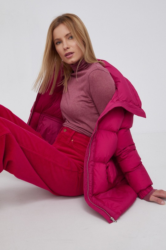 Wrangler Spodnie sztruksowe W2H5A2R09 różowy AW21