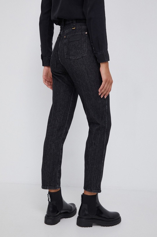Odzież Wrangler jeansy MOM MOUNTAIN ROCK W24641352 szary