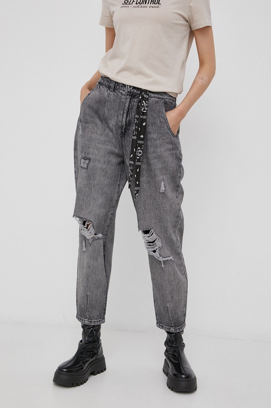 Only Jeansy Planet friendly szary 15236262.Black