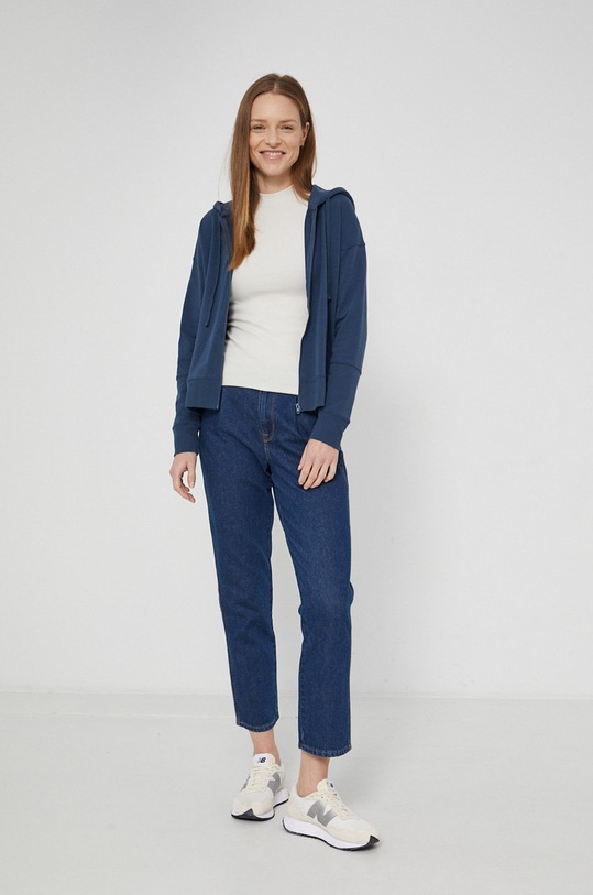Džíny Lee Carol Plated L31MOM36 námořnická modř AW21