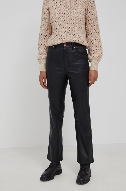 Nohavice Wrangler Wild West látka čierna W2H2NA100