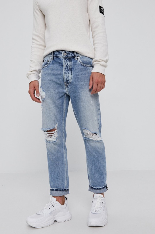 Calvin Klein Jeans Jeansy J30J318393.4890 J30J318393.4890 niebieski AW21