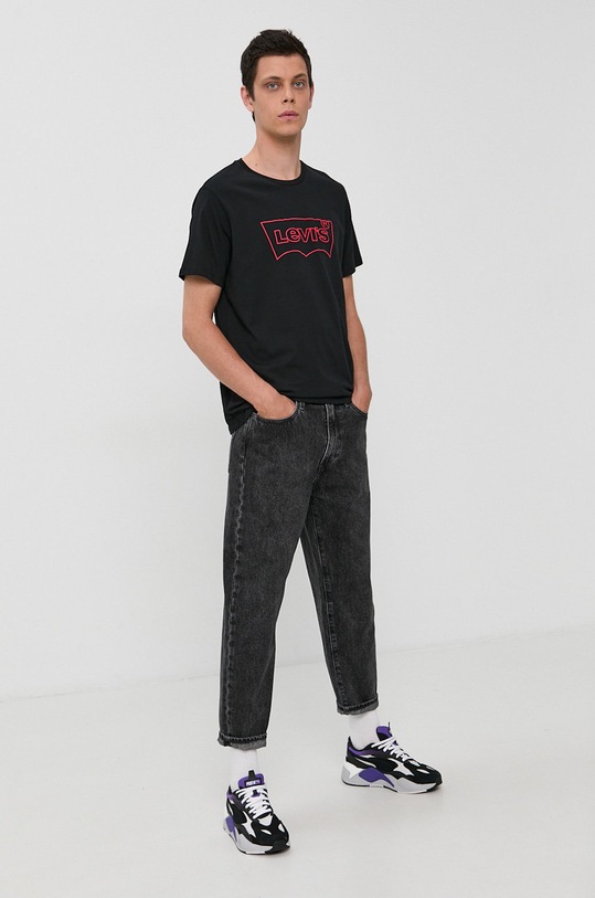 Levi's Jeansy Stay Loose A0943.0001 czarny AW21
