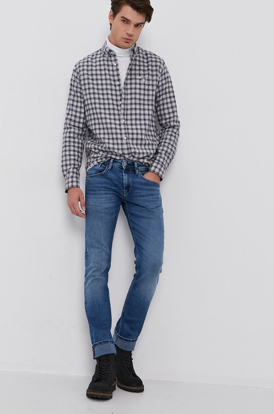 Pepe Jeans Jeansy Cash 5pkt niebieski PM205210ED0.000