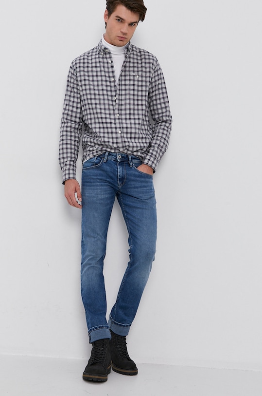 Džíny Pepe Jeans Cash 5pkt modrá PM205210ED0.000