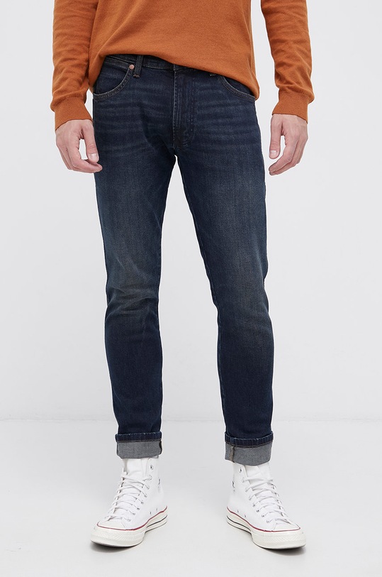 Wrangler jeansy Larston Western Skies granatowy W18S59366