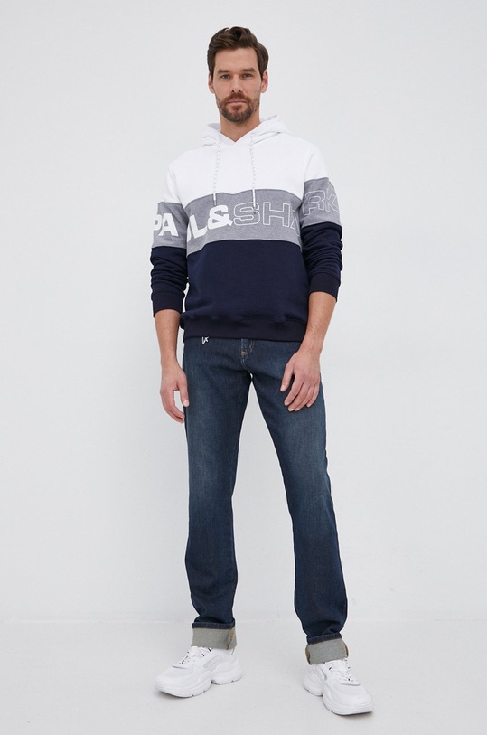 PAUL&SHARK - τζιν παντελόνι Felpa 11314108 μπλε AW21