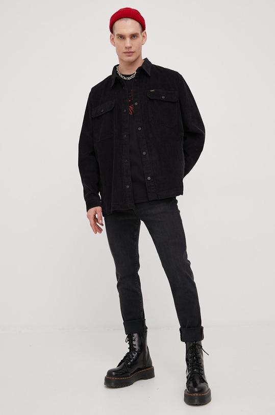 Superdry jeansy M7010114A.6JB czarny SS22