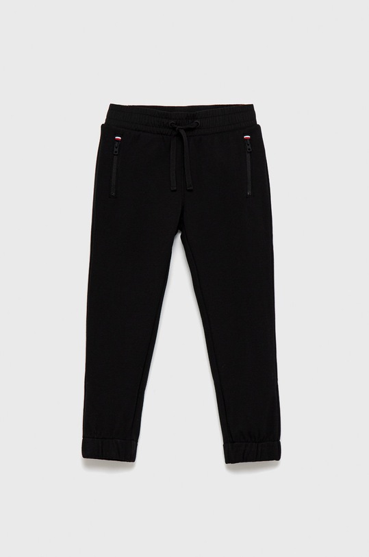Tommy Hilfiger Spodnie dziecięce z elastanem czarny KB0KB06909.4890