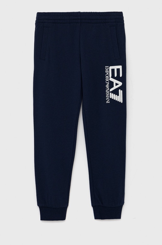 EA7 Emporio Armani Spodnie dziecięce 6KBP53.BJ05Z nadruk granatowy 6KBP53.BJ05Z