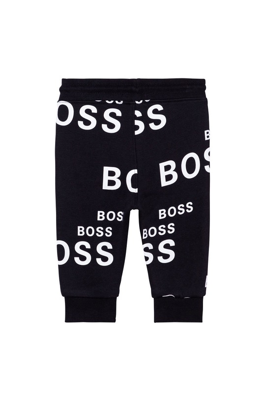 BOSS Spodnie dziecięce J04414.74.81 J04414.74.81 czarny AW21