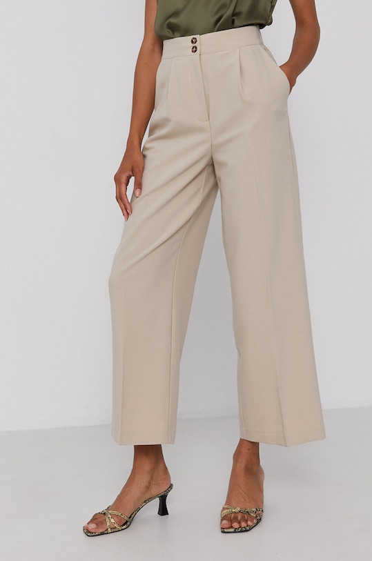 Nohavice Y.A.S s elastanom béžová 26023735
