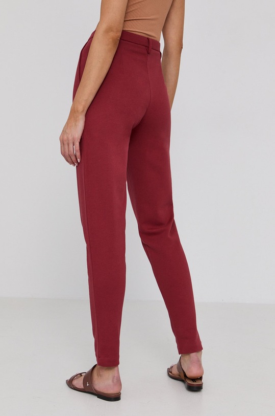 Odzież Patrizia Pepe Spodnie 8P0363.A9H6 bordowy