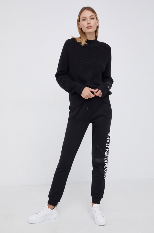 Calvin Klein Jeans Spodnie J20J216582.4890 J20J216582.4890 czarny AW21
