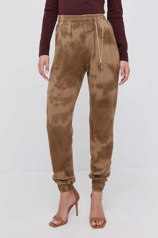 Kalhoty Pinko 1Q10AW.8641 béžová AW21