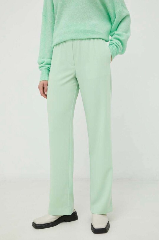 Samsoe Samsoe pantaloni drept verde F16304674