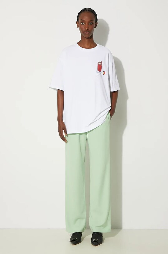 Hlače Samsoe Samsoe F16304674 zelena