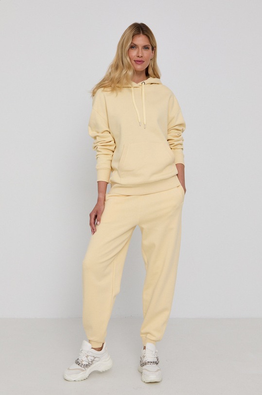 Nohavice Boss 50457837 žltá AW21