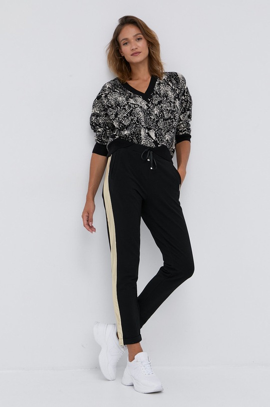 Liu Jo Spodnie TF1239.F0802 dzianina czarny TF1239.F0802