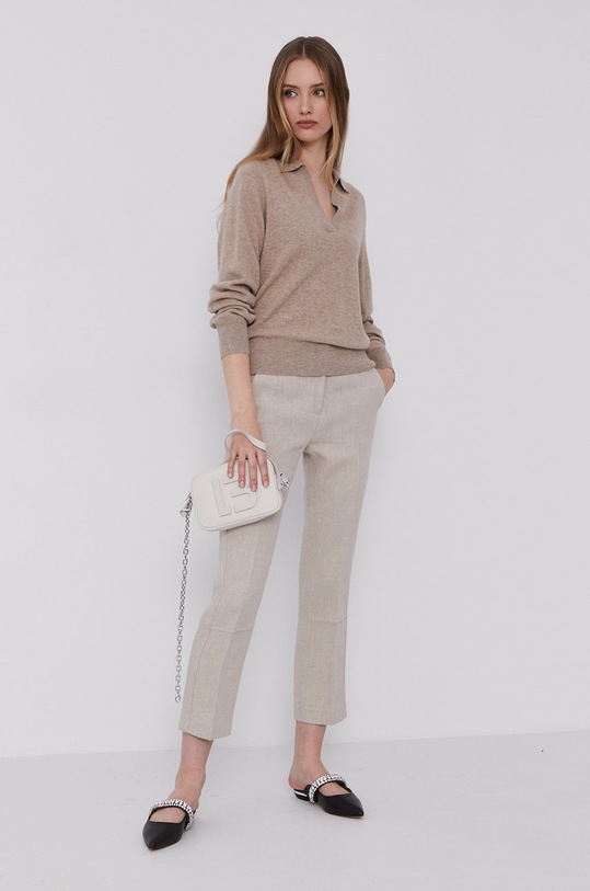 Nohavice Tory Burch 83601.259 béžová AW21